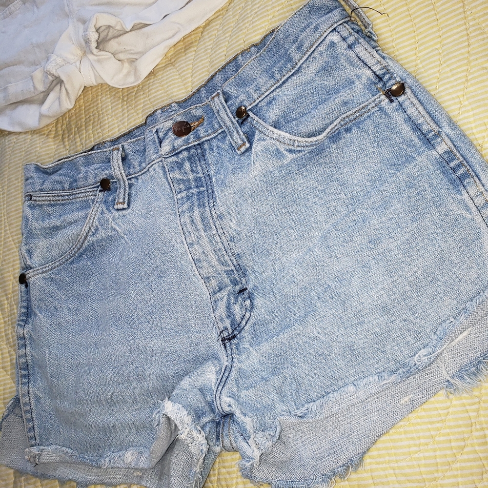 Denim shorts